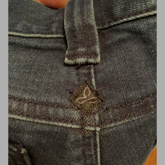 Prana Womens Honour Mid-Rise‎ Relaxed Fit Straight Boyfriend Dark Jeans … - Picture 6 of 10